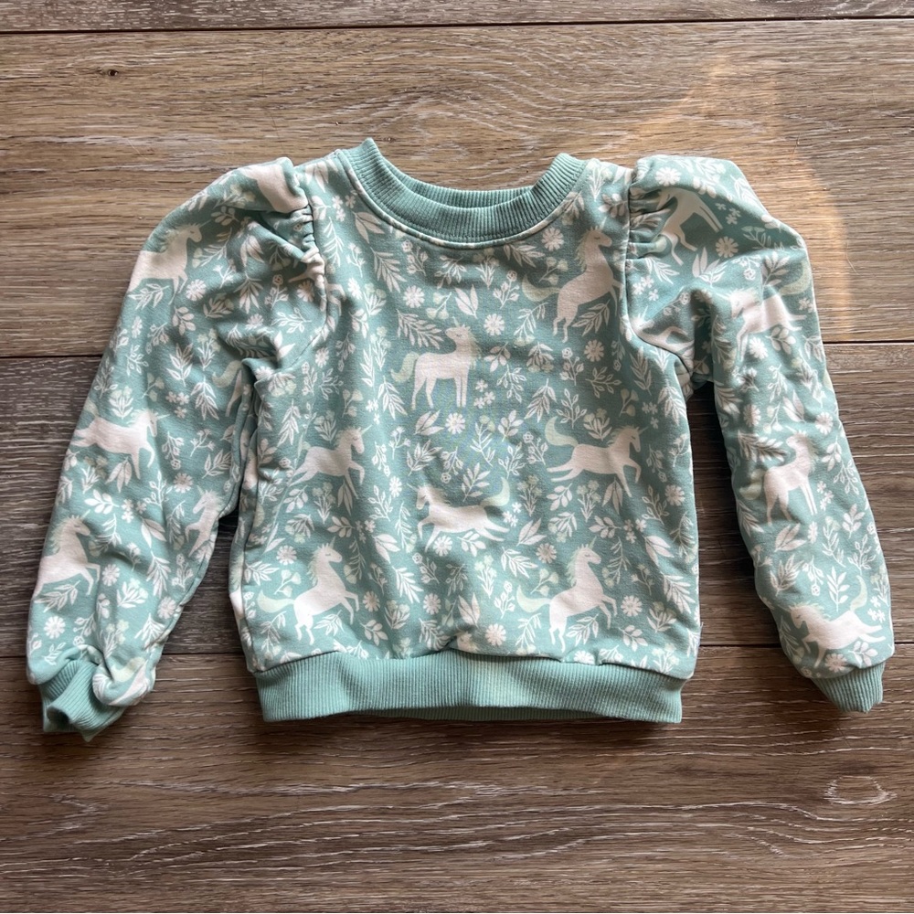 NWOT Little Sleepies 12-18M Unicorn Sweatshirt 🦄